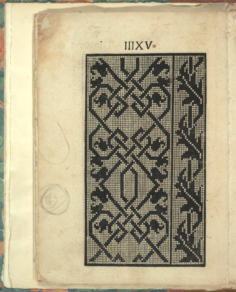Opera Nova Universali intitulata Corona di racammi, page 20 (verso) MET DP348812