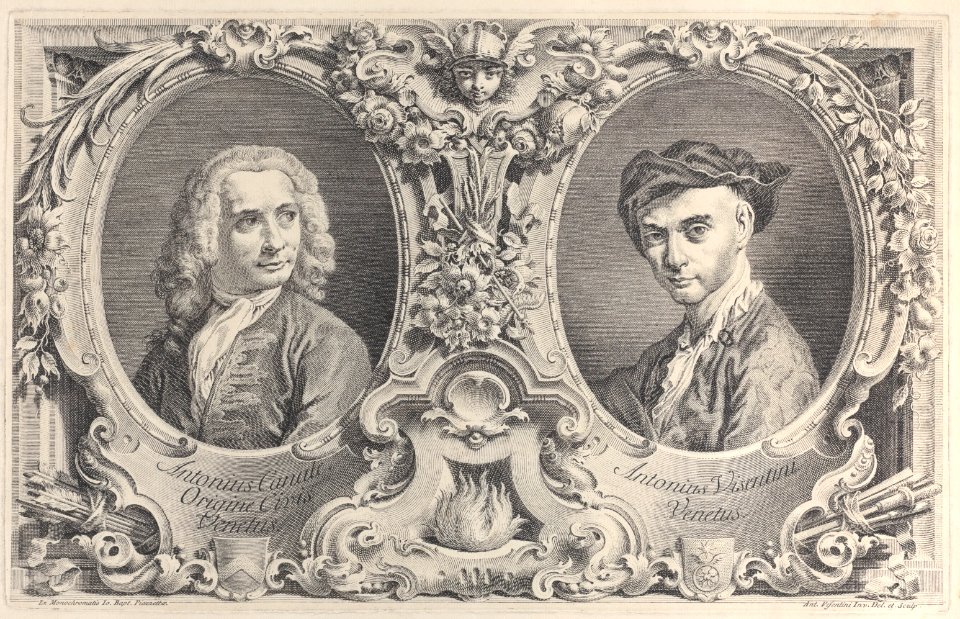 Portraits of Canaletto and Visentini Met DP885444