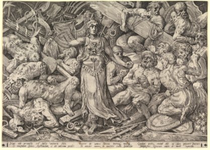 Victory Surrounded by Prisoners and Trophies MET DP822089