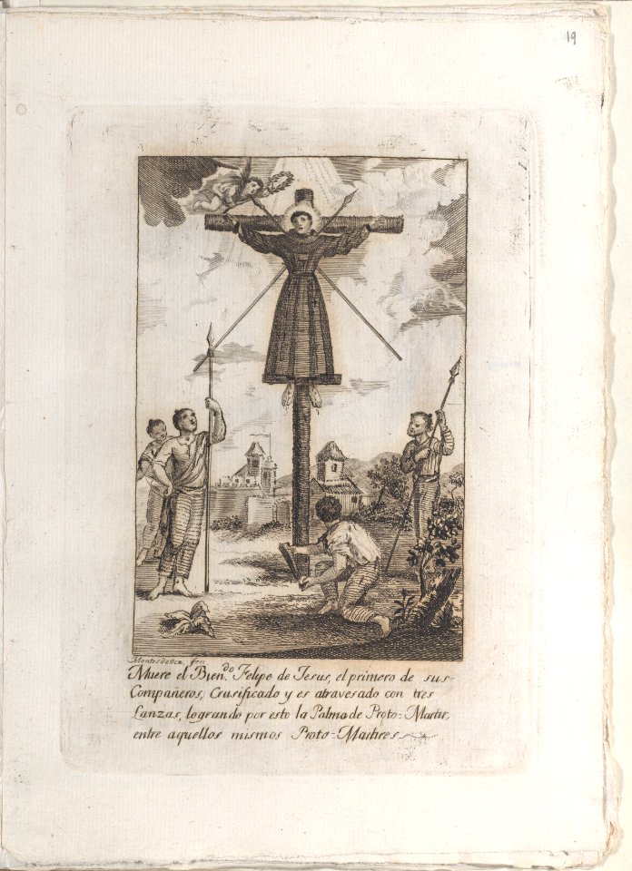Vida de Felipe de Jesus protomartir de Japón y patrón de su patria México Met DP886546