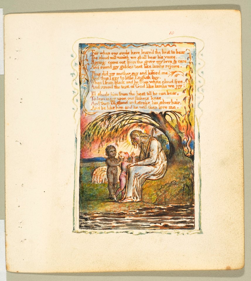 Songs of Innocence and of Experience- Little Black Boy (second plate) MET DP816651