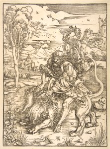 Samson Rending the Lion MET DP816584