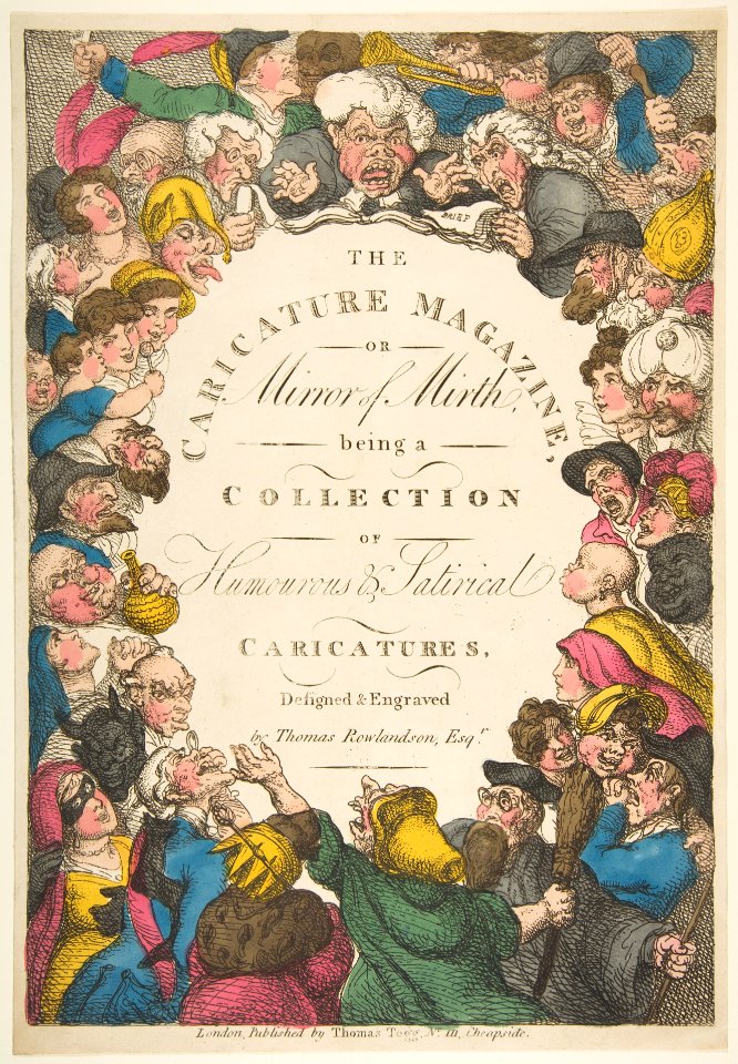Title Page, The Caricature Magazine, or Mirror of Mirth MET DP818499