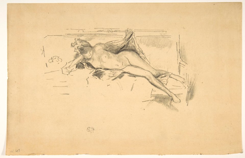 Nude Model Reclining (Nude Model Resting) MET DP813901
