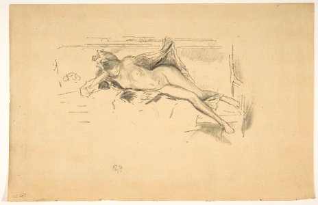 Nude Model Reclining (Nude Model Resting) MET DP813901