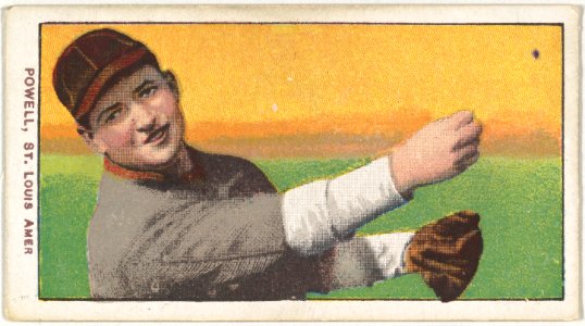Powell, St. Louis, American League, from the White Border series (T206) for the American Tobacco Company MET DP843229