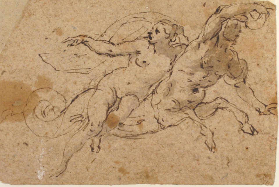 Nude Female Riding on a Triton's Back MET 17.236.24