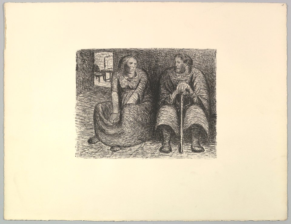 The Pair in a Conversation (Das Paar im Gespräch) MET DP821869