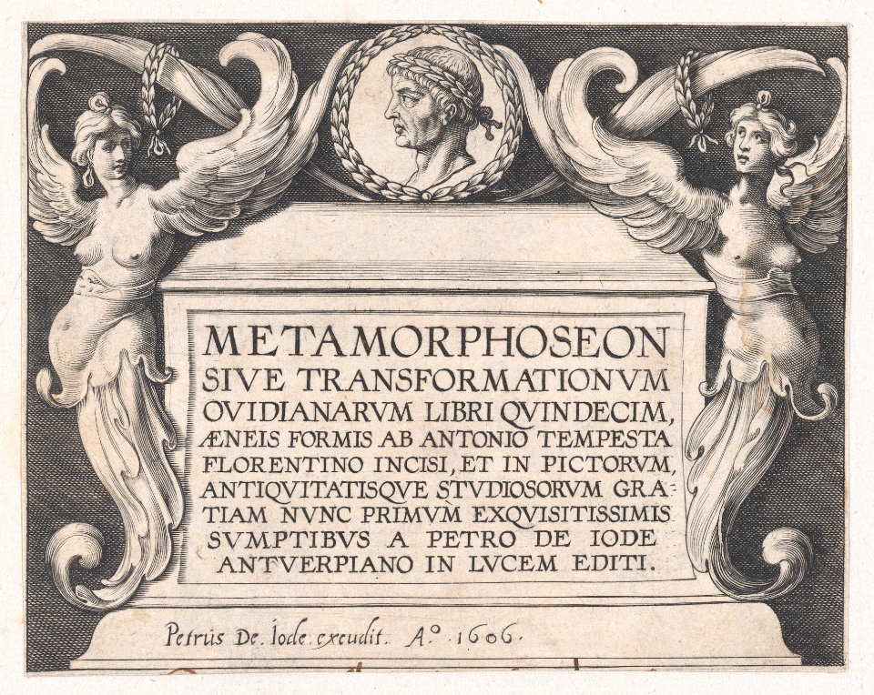 Titlepage to Ovid's 'Metamorphoses' MET DP866566