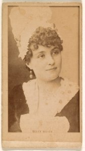 Milly Meyer, from the Actresses series (N245) issued by Kinney Brothers to promote Sweet Caporal Cigarettes MET DP859128