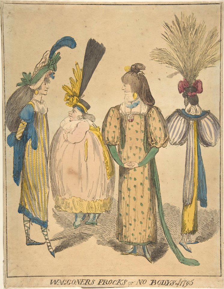 Waggoners Frocks or No Bodys of 1795 MET DP808235