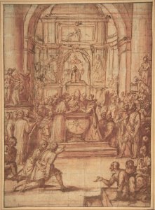 State Baptism of a Child of Noble Blood. MET DP802136