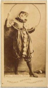 Mlle. Andre, Paris, from the Actors and Actresses series (N45, Type 1) for Virginia Brights Cigarettes MET DP828877