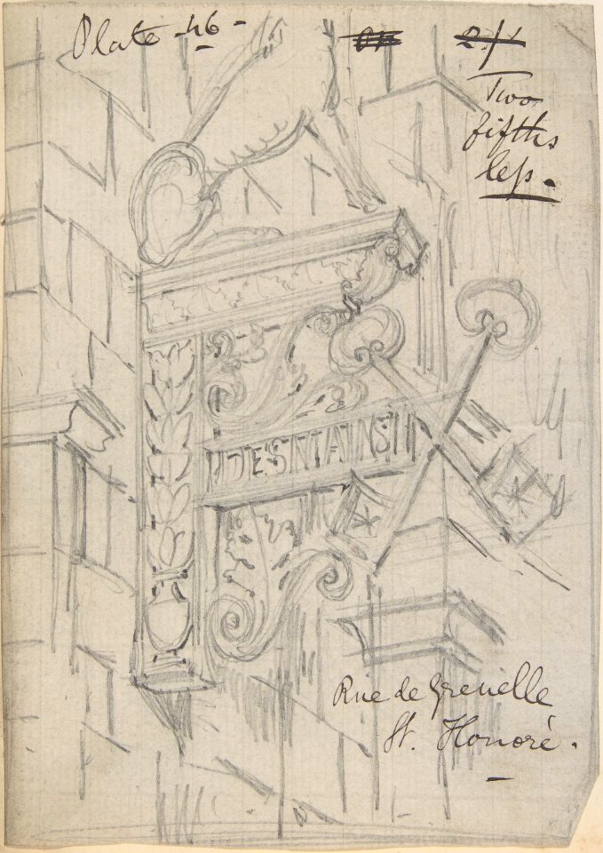 Metal Bracket, Rue de Grenelle, St. Honoré MET DP806828