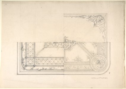 Three Designs for Ceilings, Hôtel Cottier MET DP806894
