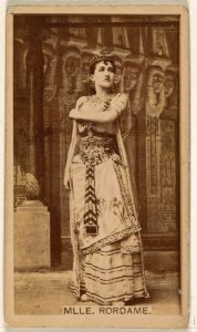 Mlle. Rordame, from the Actresses series (N245) issued by Kinney Brothers to promote Sweet Caporal Cigarettes MET DP859449