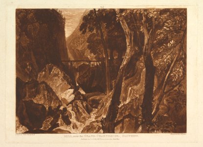 Mill Near the Grand Chartreuse, Dauphiny (Liber Studiorum, part XI, plate 54) MET DP821494