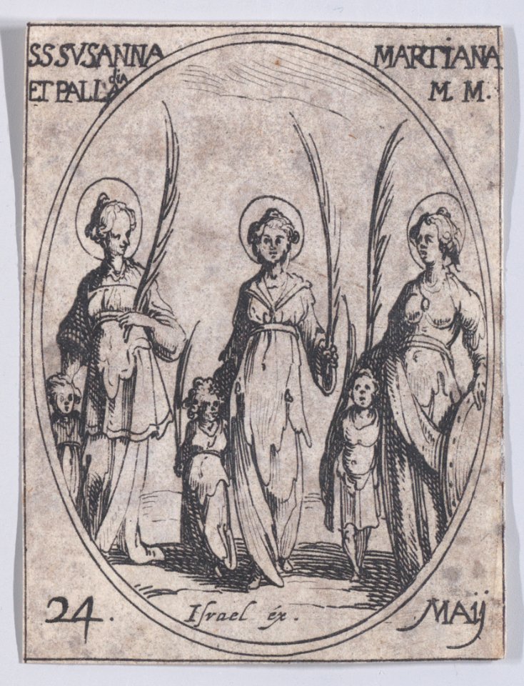 St. Susanna, St. Mariana, and St. Palladia Met DP890972