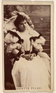 Odette Tyler, from the Actresses series (N245) issued by Kinney Brothers to promote Sweet Caporal Cigarettes MET DP859739