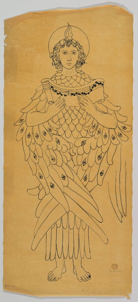 Tracing of an archangel or Seraphim MET DP820971