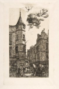 Tourelle Rue de l'Ecole de Médecine, 22 (House with a Turret, No 22, rue de l'Ecole de Médecine, Paris) (called the Turret of Marat) MET DP813252