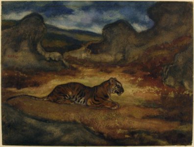 Tiger in Landscape MET 29.100.589