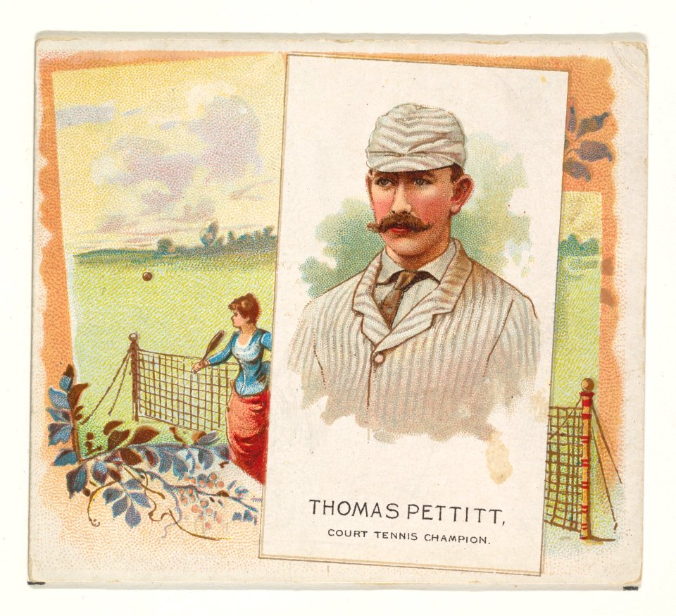Thomas Pettitt, Court Tennis Champion, from World's Champions, Second Series (N43) for Allen & Ginter Cigarettes MET DP839303