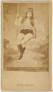 Miss Adair, from the Actors and Actresses series (N45, Type 8) for Virginia Brights Cigarettes MET DP831359
