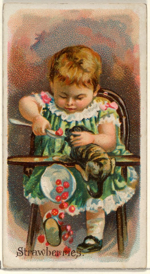 Strawberries, from the Fruits series (N12) for Allen & Ginter Cigarettes Brands MET DP834648