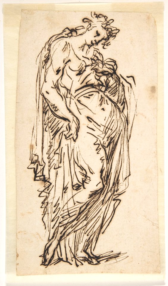 Standing Draped Female Figure MET DP809908