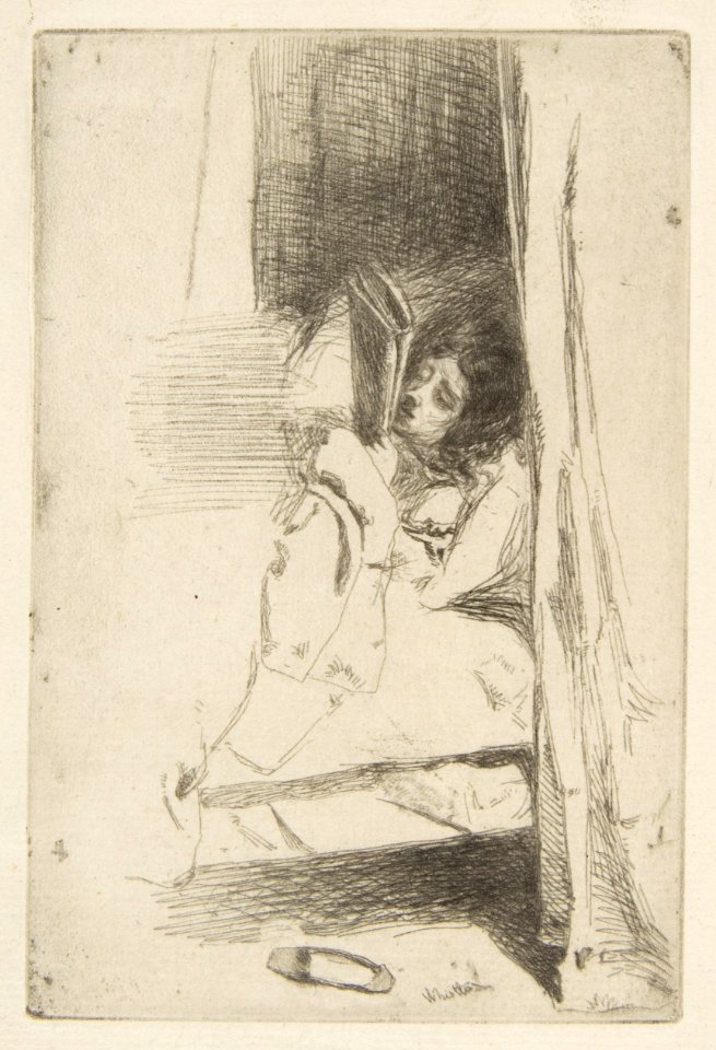 Reading in Bed (The Slipper) MET DP813190