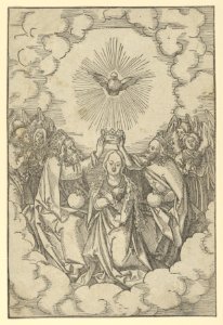 The Coronation of Mary, from Speculum passionis domini nostri Ihesu Christi MET DP849017