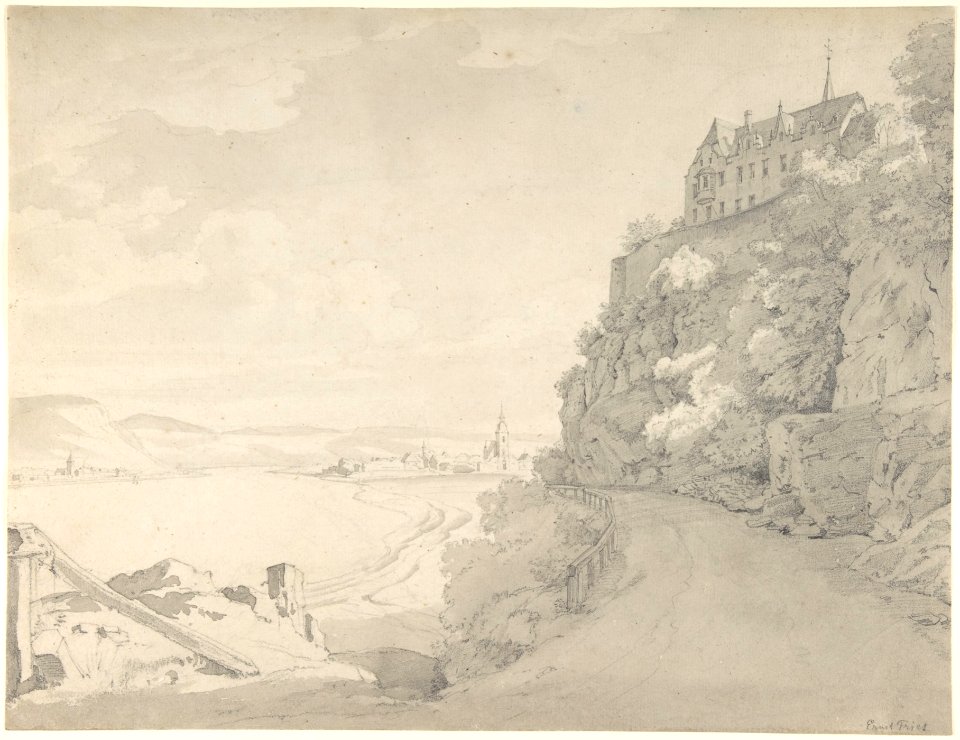 View of the Rhine and Remagen from the North (?) MET DP800627