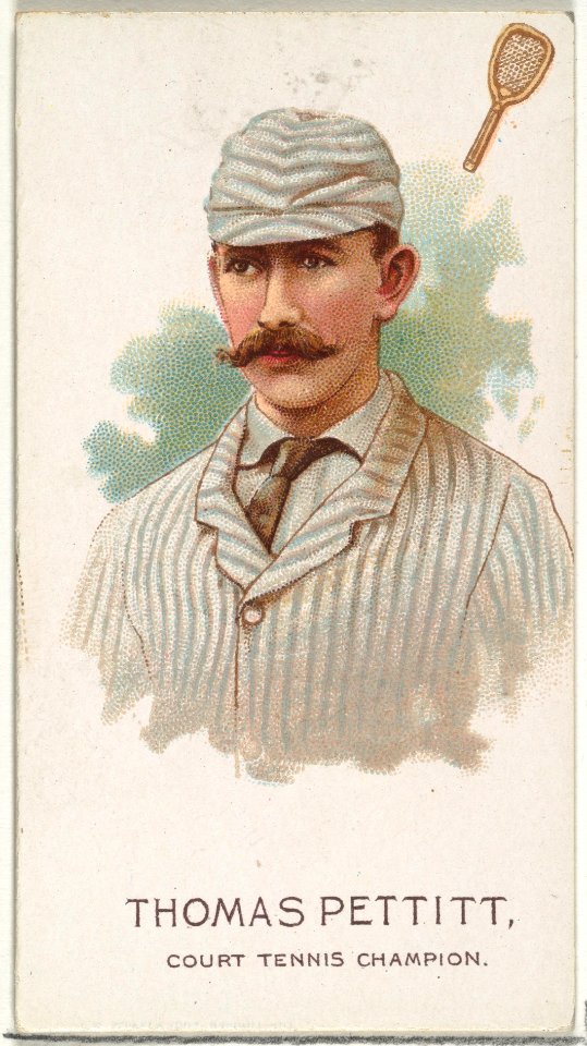 Thomas Pettit, Court Tennis Champion, from World's Champions, Series 2 (N29) for Allen & Ginter Cigarettes MET DP838247