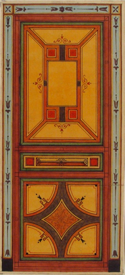 Pompeiian Design for Paneling MET 67.827.89