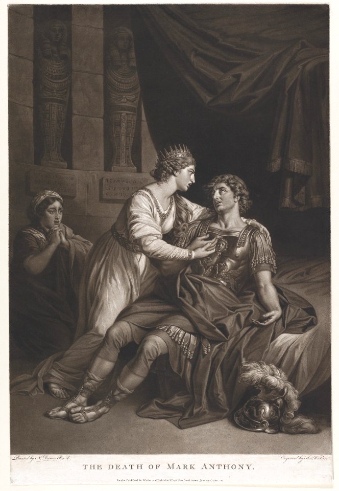 The Death of Mark Antony (Shakespeare, Antony and Cleopatra, Act 4, Scene 15) MET DP859438