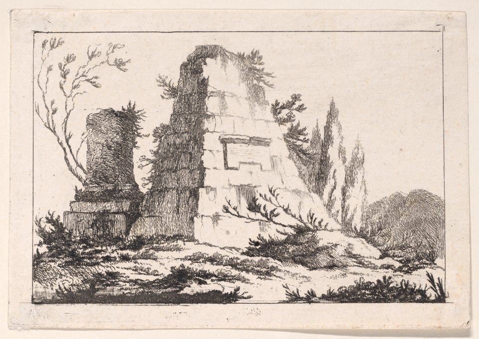 Rustic Landscape with Stone Monument Met DP889791