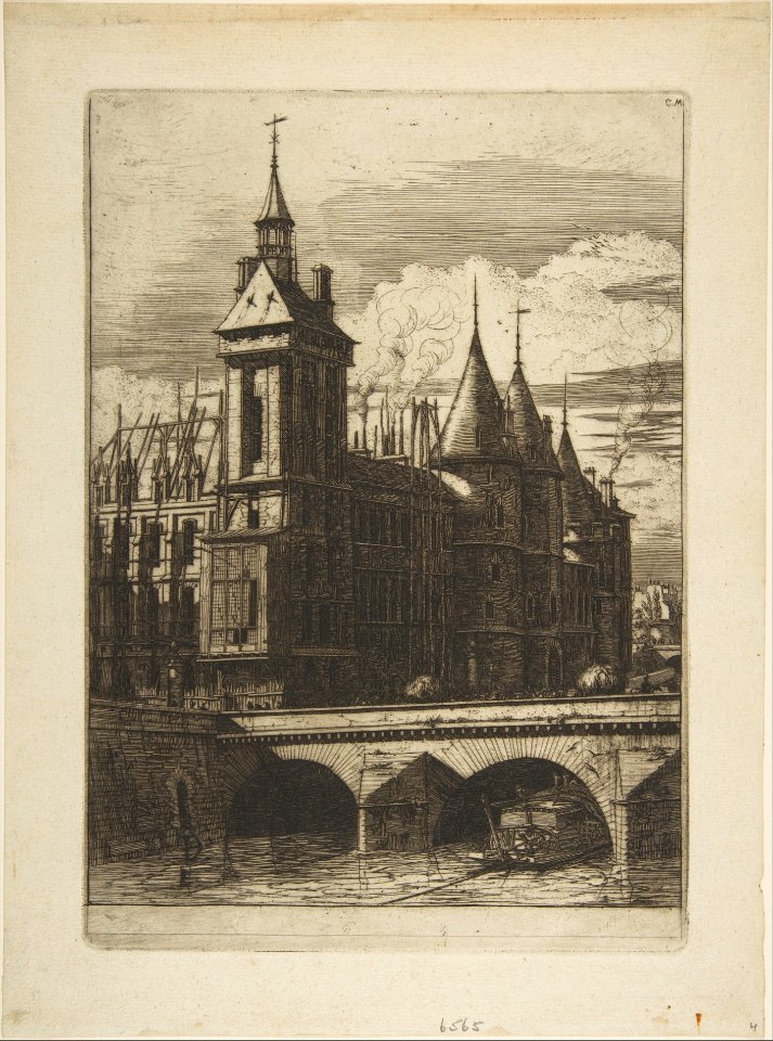 The Clock Tower, Paris (La Tour de l'Horloge) MET DP813107