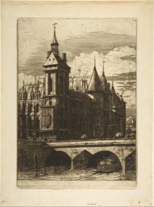 The Clock Tower, Paris (La Tour de l'Horloge) MET DP813107
