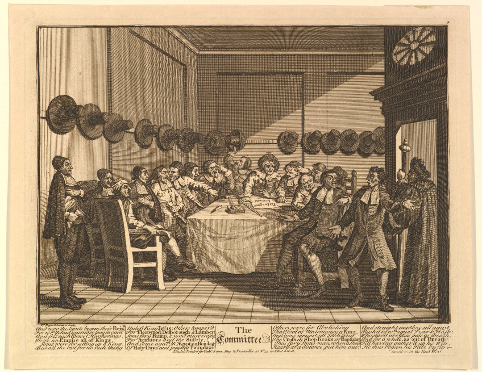 The Committee (Twelve Large Illustrations for Samuel Butler's Hudbras, Plate 10) MET DP826948