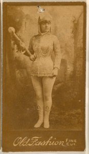 Portrait of actress, from the Actresses series (N664) promoting Old Fashion Fine Cut Tobacco MET DPB869648