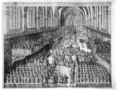 Part I- Carolo III. Lotharingiae et Barri Duci. . .Dix grande Tables, contenantes les pourtaictz des pompe funebres MET MM60808