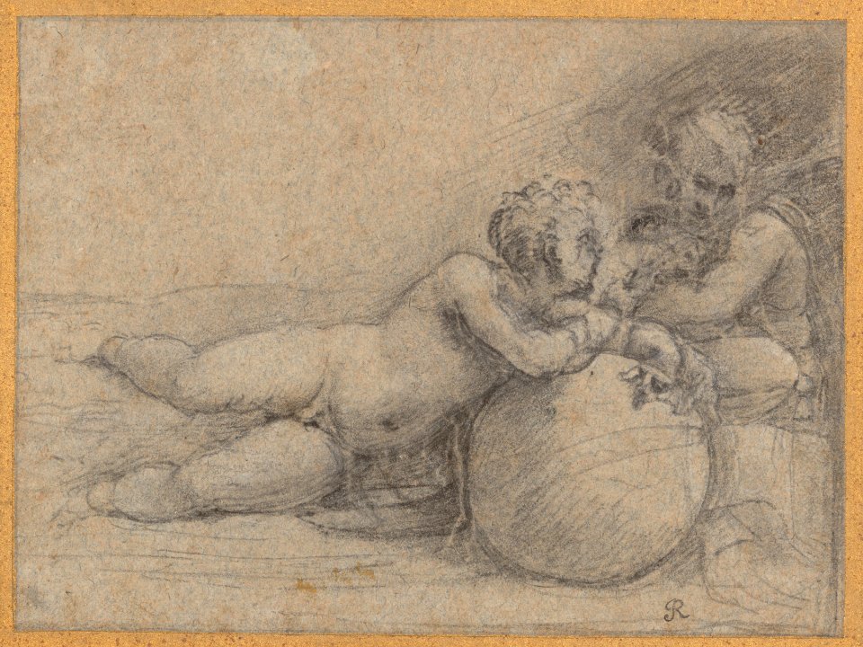 The Christ Child and Saint John the Baptist MET DP155151