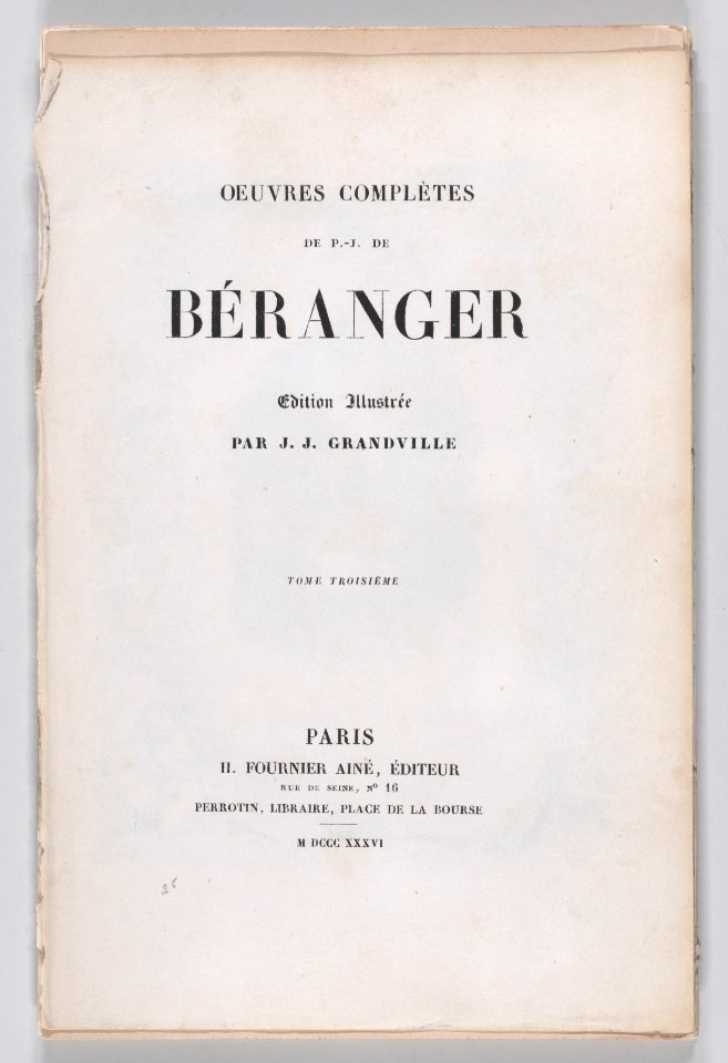 The Complete Works of Béranger Met DP887619