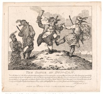 The Dance on the top of Dun-Can (Picturesque Beauties of Boswell, Part the Second) MET DP871885