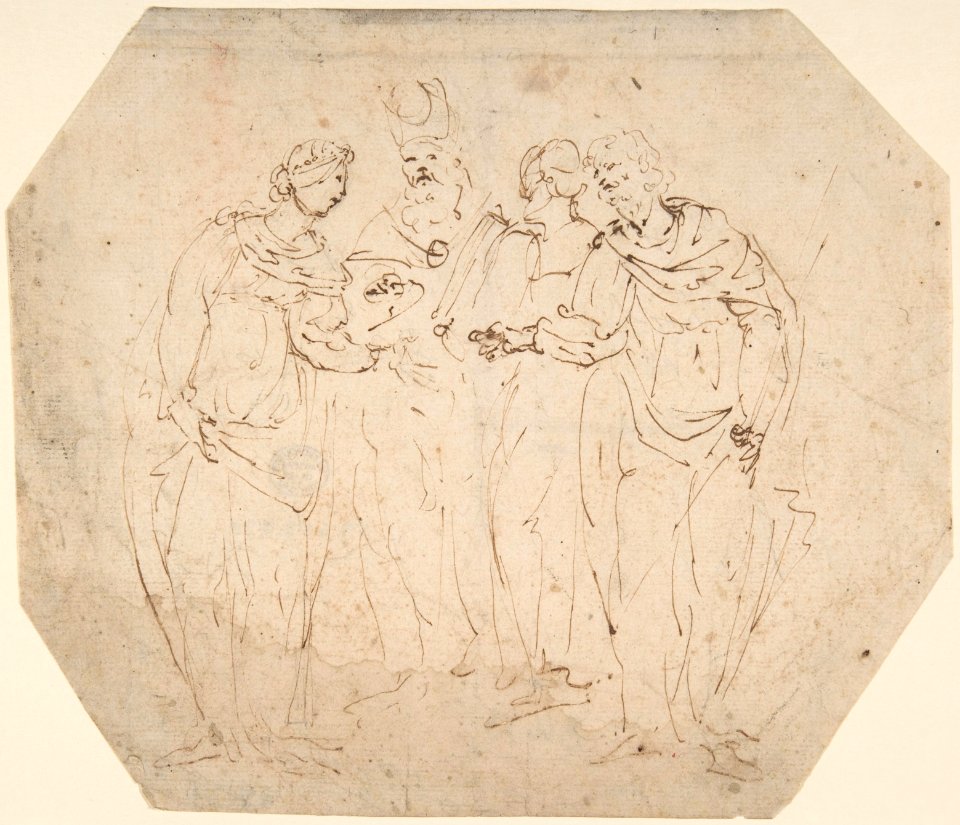 Meeting of Four Figures MET DP802694