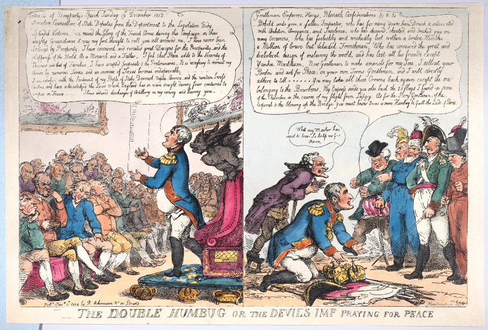 The Double Humbug or the Devils Imp Praying for Peace MET DP881797
