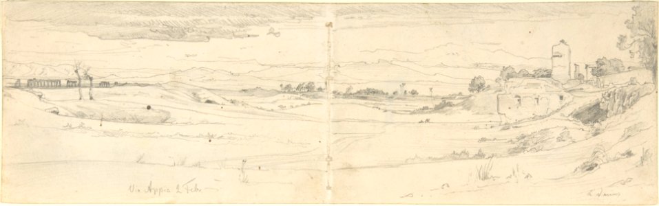 View of the Appian Way MET DP804139