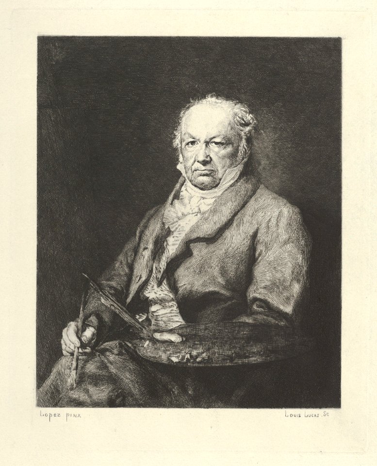 Portrait of Francisco Goya MET DP836187