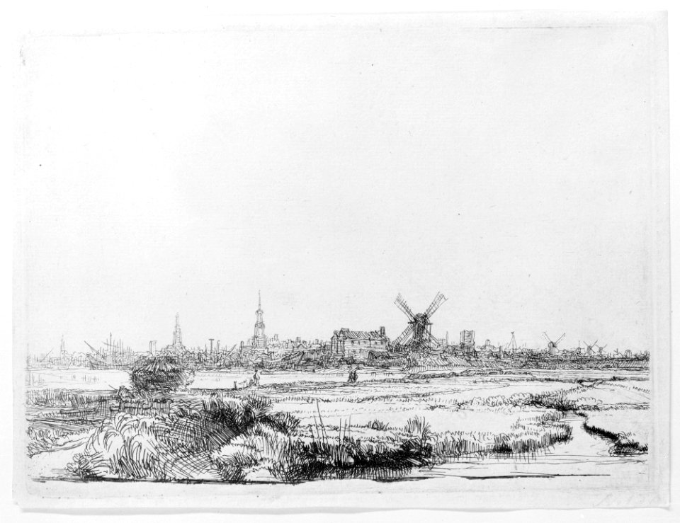 View of Amsterdam from the Northwest MET MM10469